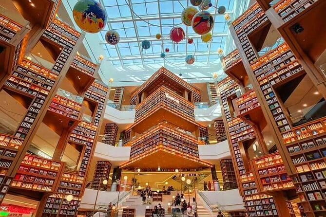 Beyond Seoul: Starfield Library, Hwaseong Fortress & Cave Quest - Starfield Suwon Library: the 22m shelves you can actually enjoy