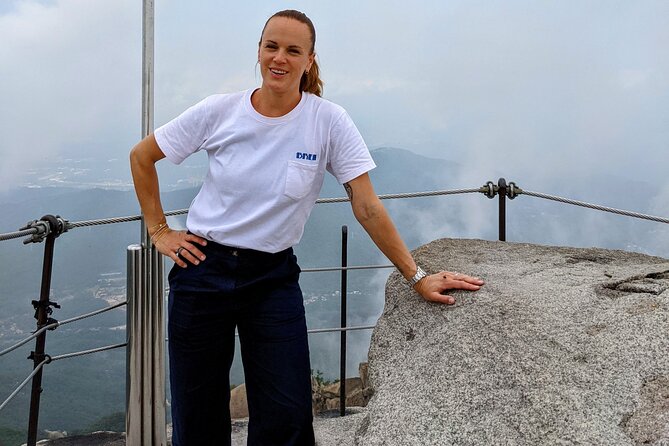 Bukhansan National Park: The Summit Course - Baek-un-dae peak: rope-aided angles and the fear-of-heights option