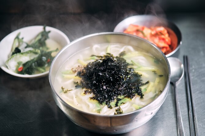 Downtown Seoul Guided Food & Market Tour with 8+ Local Tastings - Bukchon Hanok Village and the Royal-Village Backdrop