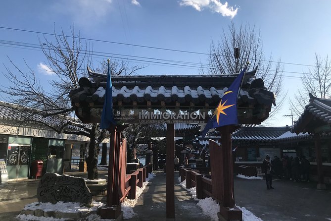 Nami Island & Garden of Morning Calm & Gangchon Railbike Tour - Stop 2: Nami Island in winter—scenic walking, crowds, and photo time