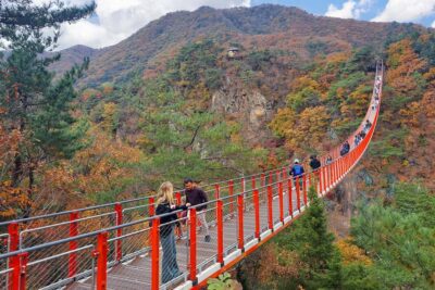 Seoul: DMZ Guided Tour with Suspension Bridge and Gondola - From Seoul to Gamaksan Suspension Bridge: a scenic warm-up