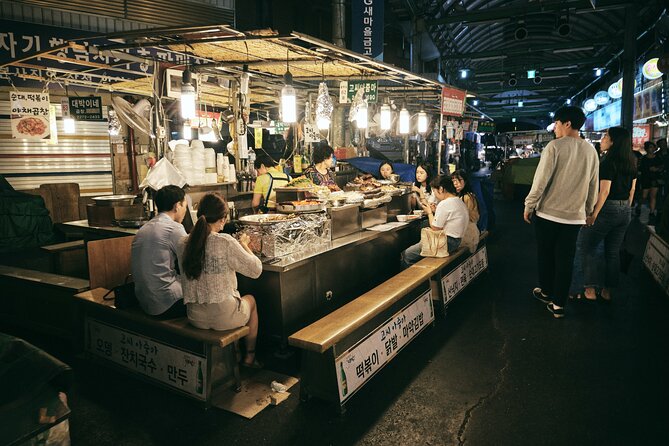 Seoul Night Palace & Market Food Tour with Vehicle - Stop 3: Jogyesa Temple for lantern-lit calm