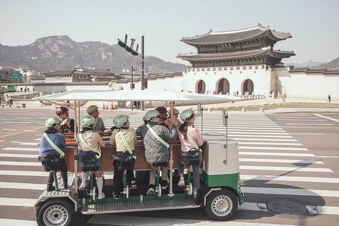 Seoul Tram Pedal Challenge - Gwanghwamun Square and Insadong: Iconic Seoul Meets Street-Level Texture