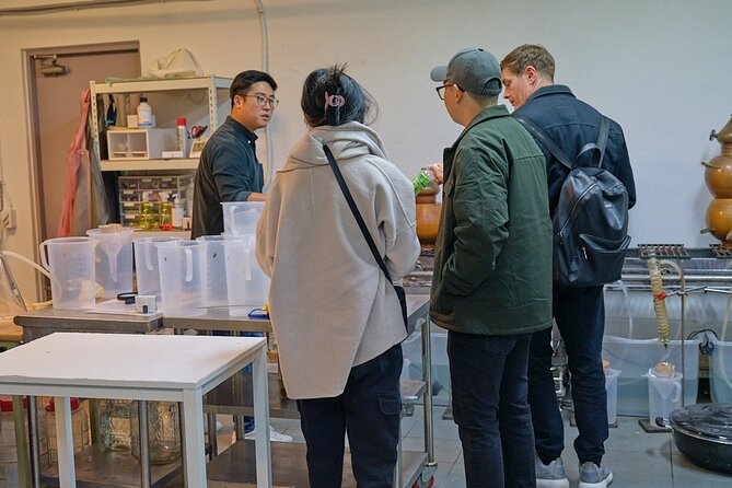 Soju Tasting at Distillery - story of 3 pigs - The tasting lineup: 7+ soju styles and why proof level matters