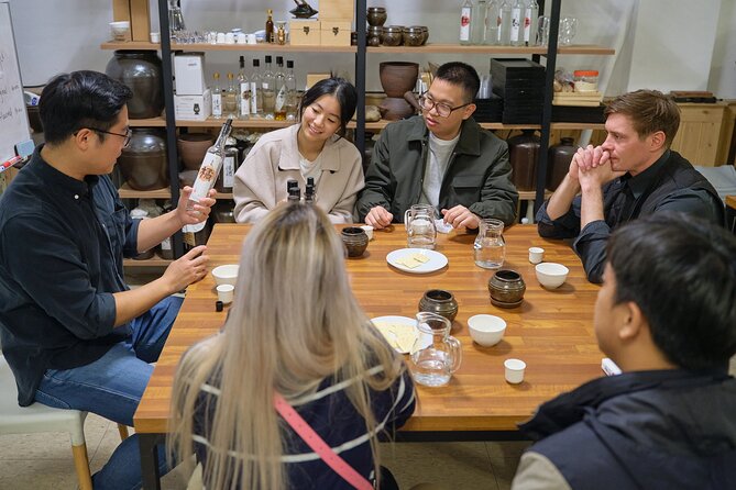 Soju Tasting at Distillery - story of 3 pigs - Group size, pacing, and the host-hosted style
