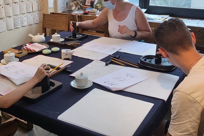 Write a Meaningful Korean Calligraphy Scroll in Insadong - Tea, Treats, and the Studio Atmosphere